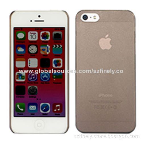 Ultra-thin PC Cases for iPhone 5/5S with 0.5mm Thickness, Various Colors Available